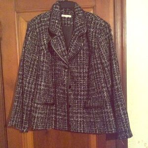 Black white blazer jacket like new